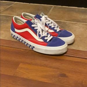 Red, White, and Blue Vans